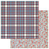 Photo Play Paper - Red, White and Blue Collection - 12 x 12 Double Sided Paper - Freedom