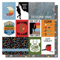 PhotoPlay - Rock Climbing Collection - 12 x 12 Double Sided Paper - Gravity