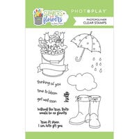 PhotoPlay - Showers And Flowers Collection - Clear Photopolymer Stamps