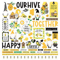 PhotoPlay - Tulla and Norbert's Sweet As Honey Collection - 12 x 12 Cardstock Stickers - Elements