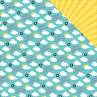 Photo Play Paper - Summer Daydreams Collection - 12 x 12 Double Sided Paper - Swinging in the Clouds