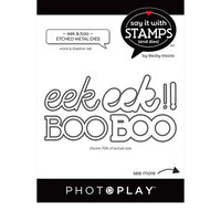 PhotoPlay - Say It With Stamps Collection - Etched Dies - Eek and Boo