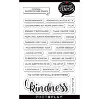 PhotoPlay - Say It With Stamps Collection - Clear Photopolymer Stamps - Kindness