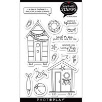 PhotoPlay - Say It With Stamps Collection - Clear Photopolymer Stamps - A Day At The Beach