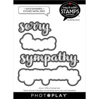 PhotoPlay - Say It With Stamps Collection - Etched Dies - Sorry Sympathy