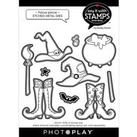 PhotoPlay - Say It With Stamps Collection - Halloween - Etched Dies - Hocus Pocus
