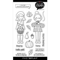 PhotoPlay - Say It With Stamps Collection - Clear Photopolymer Stamps - I Love Fall