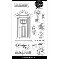 PhotoPlay - Say It With Stamps Collection - Clear Photopolymer Stamps - I'll Be Home for Christmas