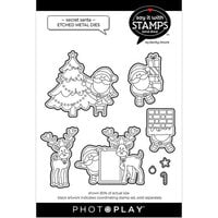 PhotoPlay - Say It With Stamps Collection - Christmas - Etched Dies - Secret Santa