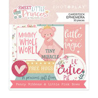 PhotoPlay - Sweet Little Princess Collection - Ephemera - Die Cut Cardstock Pieces