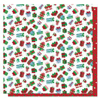 PhotoPlay - Santa Please Stop Here Collection - Christmas - 12 x 12 Double Sided Paper - All Wrapped Up
