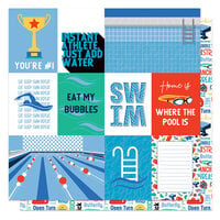 PhotoPlay - MVP Swimming Collection - 12 x 12 Double Sided Paper - Backstroke