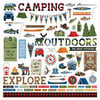 PhotoPlay - The Great Outdoors Collection - 12 x 12 Cardstock Stickers - Elements