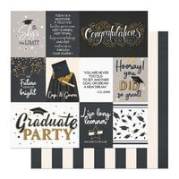 PhotoPlay - The Graduate Collection - 12 x 12 Double Sided Paper - Graduate Party