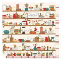 PhotoPlay - Thankful Collection - 12 x 12 Double Sided Paper - Autumn Kitchen