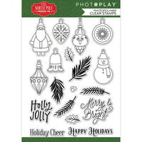 PhotoPlay - The North Pole Trading Co. Collection - Christmas - Clear Photopolymer Stamps - Deck The Halls