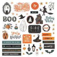PhotoPlay - Trick or Treat Collection - 12 x 12 Cardstock Stickers - Elements