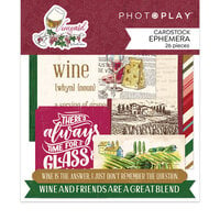PhotoPlay - Vineyard Collection - Ephemera - Die Cut Cardstock Pieces