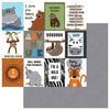 Photo Play Paper - We Bought a Zoo Collection - 12 x 12 Double Sided Paper - Roar