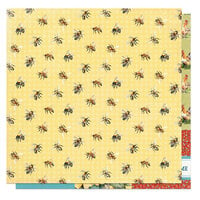 PhotoPlay - Willow Creek Highlands Collection - 12 x 12 Double Sided Paper - Sweet Bees