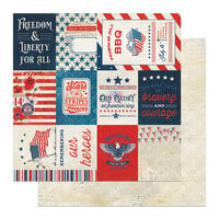 PhotoPlay - With Liberty Collection - 12 x 12 Double Sided Paper - Old Glory