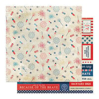 PhotoPlay - With Liberty Collection - 12 x 12 Double Sided Paper - Celebration