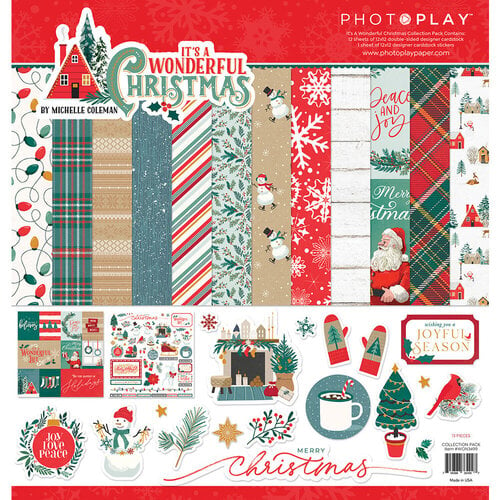 PhotoPlay - It's A Wonderful Christmas Collection - 12 x 12
