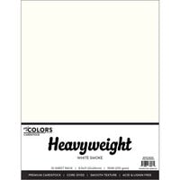 My Colors Cardstock - By PhotoPlay - 8.5 x 11 Heavyweight Cardstock Pack - White Smoke - 10 Pack
