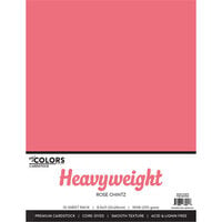 My Colors Cardstock - By PhotoPlay - 8.5 x 11 Heavyweight Cardstock Pack - Rose Chintz - 10 Pack