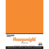 My Colors Cardstock - By PhotoPlay - 8.5 x 11 Heavyweight Cardstock Pack - Candied Yam - 10 Pack