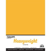 My Colors Cardstock - By PhotoPlay - 8.5 x 11 Heavyweight Cardstock Pack - Sunshine - 10 Pack