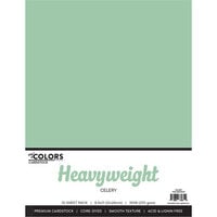 My Colors Cardstock - By PhotoPlay - 8.5 x 11 Heavyweight Cardstock Pack - Celery - 10 Pack