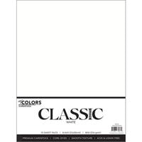 My Colors Cardstock - By PhotoPlay - 8.5 x 11 Classic Cardstock Pack - White - 10 Pack