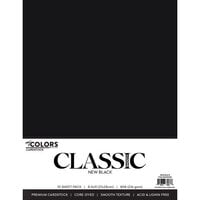 My Colors Cardstock - By PhotoPlay - 8.5 x 11 Classic Cardstock Pack - New Black - 10 Pack