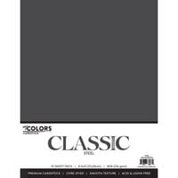 My Colors Cardstock - By PhotoPlay - 8.5 x 11 Classic Cardstock Pack - Steel - 10 Pack