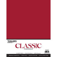 My Colors Cardstock - By PhotoPlay - 8.5 x 11 Classic Cardstock Pack - Pomegranate - 10 Pack