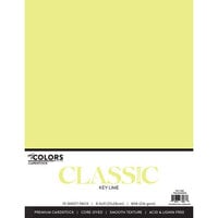 My Colors Cardstock - By PhotoPlay - 8.5 x 11 Classic Cardstock Pack - Key Lime - 10 Pack