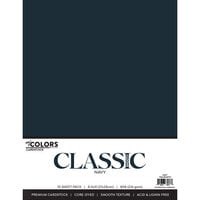 My Colors Cardstock - By PhotoPlay - 8.5 x 11 Classic Cardstock Pack - Navy - 10 Pack