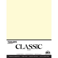 My Colors Cardstock - By PhotoPlay - 8.5 x 11 Classic Cardstock Pack - Ivory - 10 Pack