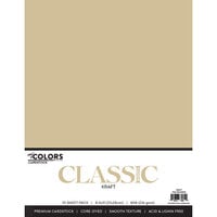 My Colors Cardstock - By PhotoPlay - 8.5 x 11 Classic Cardstock Pack - Kraft - 10 Pack