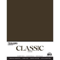My Colors Cardstock - By PhotoPlay - 8.5 x 11 Classic Cardstock Pack - Cocoa - 10 Pack