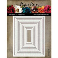 Paper Rose - Dies - Stitched Rectangles - 4.25 x 5.5
