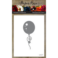 Paper Rose - Dies - Balloon with Streamers