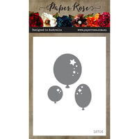 Paper Rose - Dies - Balloon Trio Decorative