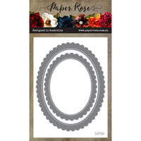 Paper Rose - Dies - Scalloped Oval Frames
