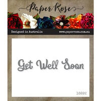 Paper Rose - Dies - Get Well Soon - Small