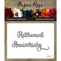 Paper Rose - Dies - Retirement Anniversary - Small