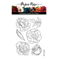 Paper Rose - Clear Photopolymer Stamps - Peonies