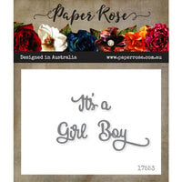 Paper Rose - Dies - It's a Boy Girl - Small