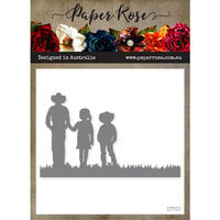 Paper Rose - Dies - Farmer with Children